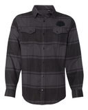 Tachometer Snap Front Flannel - Black/Grey + 100 Bonus Entries!