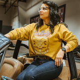 Ladies Fancy Capsule Crop Crew Fleece