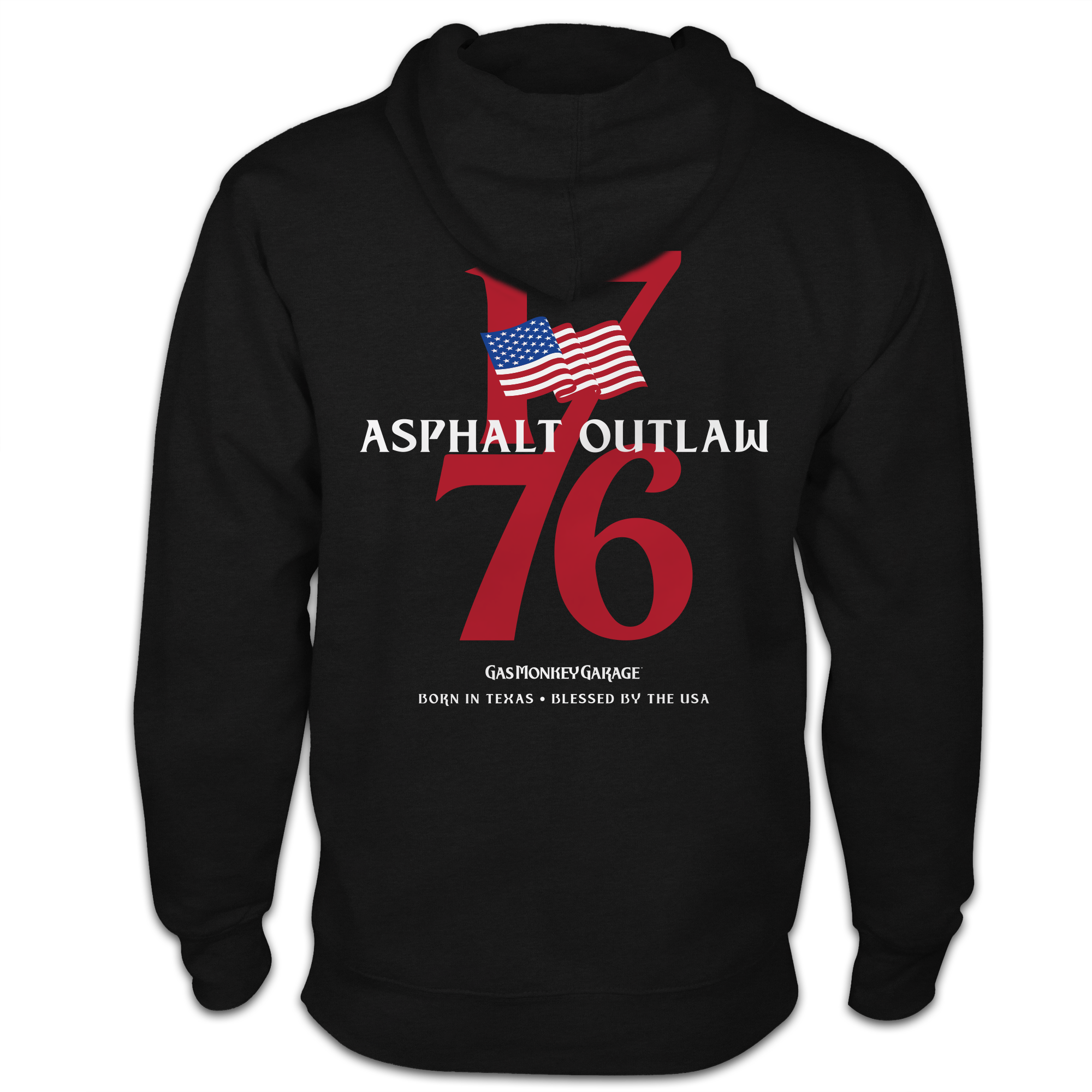 GMG 1776 Asphalt Outlaw Zip Hoodie – Gas Monkey Garage