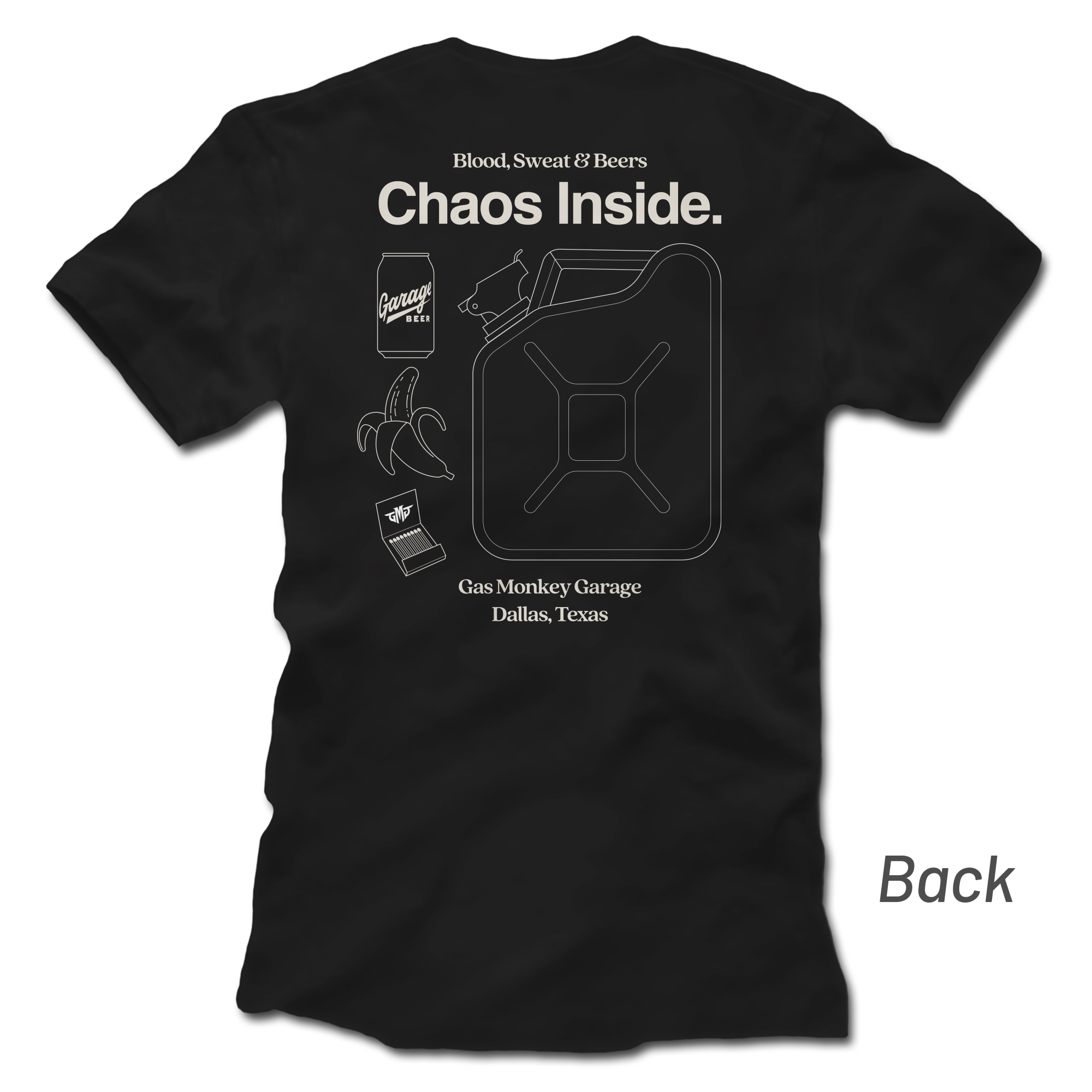 GMG Chaos Inside Tee – Gas Monkey Garage