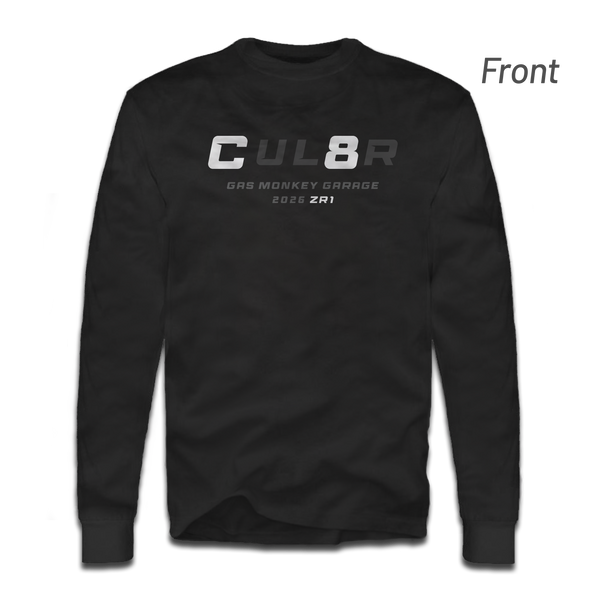 GMG CUL8R Script Long Sleeve Tee