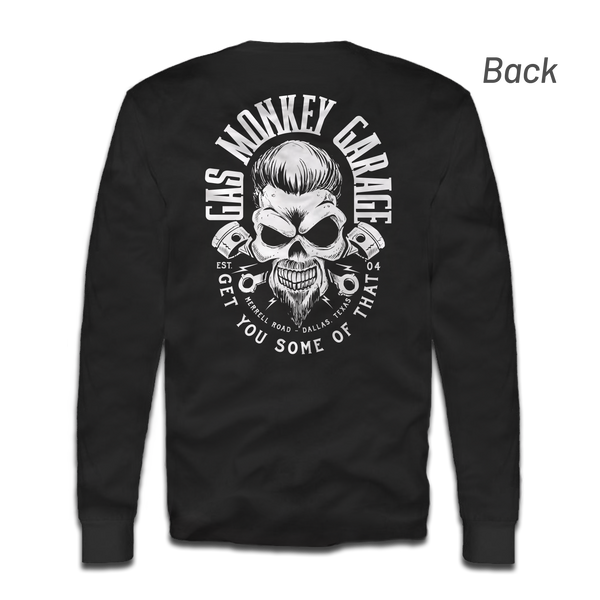 GMG RRR Skull Long Sleeve Tee