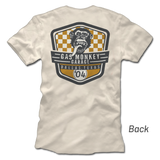 Camiseta con escudo a cuadros