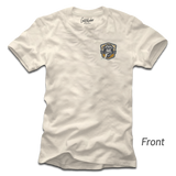 Camiseta con escudo a cuadros