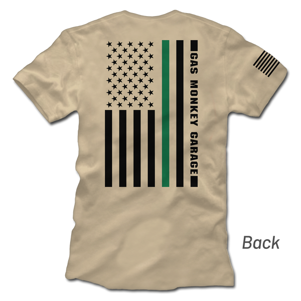 GMG Thin Green Line Tee
