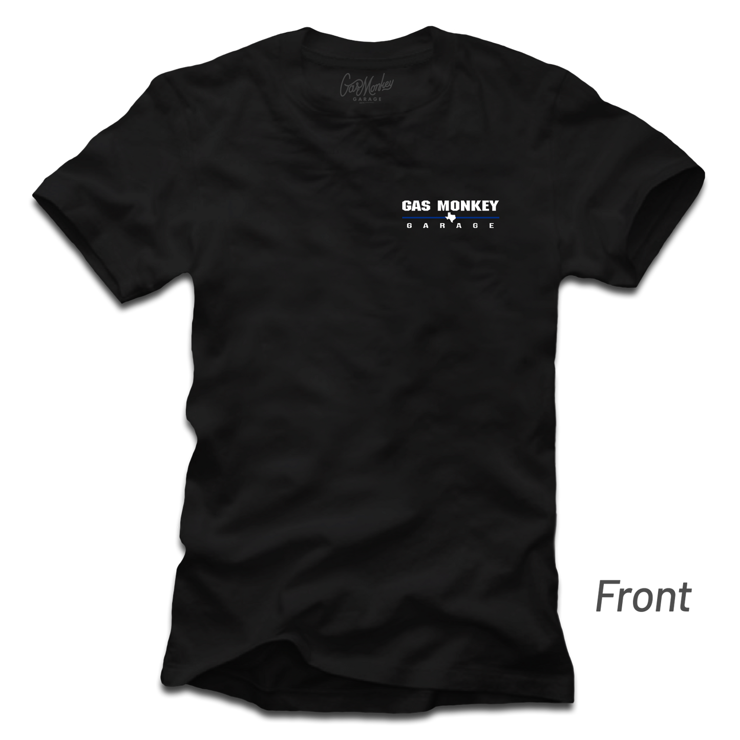 Camiseta delgada de línea azul