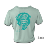 Ladies Fall Days Cropped Tee - Mint