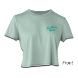 Ladies Fall Days Cropped Tee - Mint