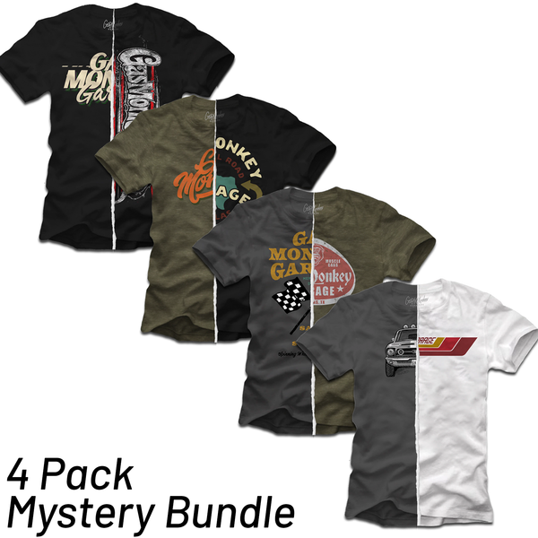 Mystery T-Shirt Bundle 4 Pack + 7000 Bonus Entries!
