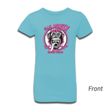 Camiseta con cara de mono para jóvenes - Azul claro