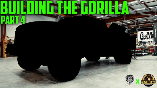 Covered GorillaPro Ultimate Service Truck in a workshop with Building the Gorilla Part 4 headline