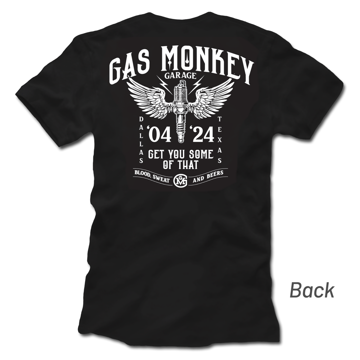 Camiseta del 20 aniversario de Winged Spark