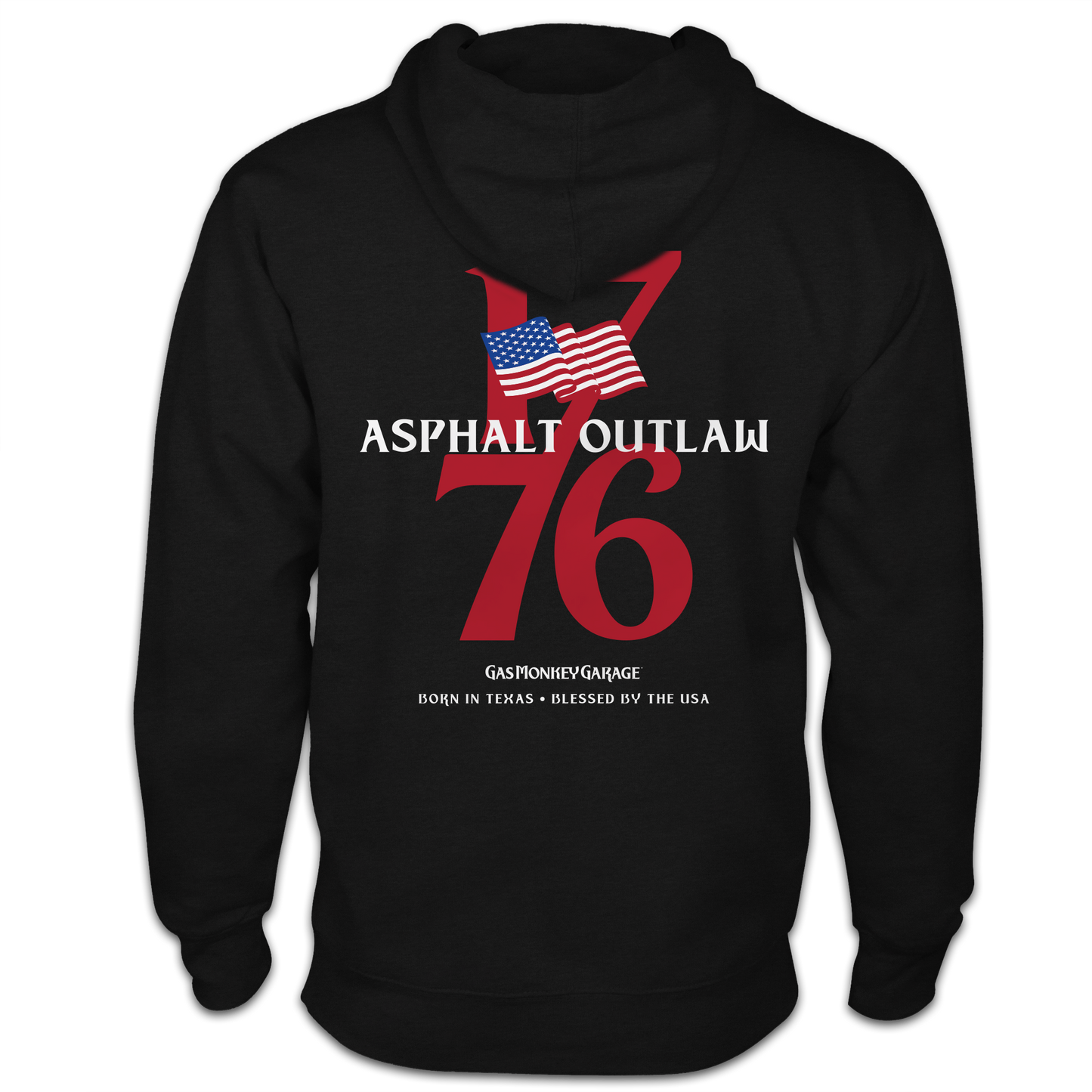GMG 1776 Asphalt Outlaw Zip Hoodie