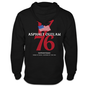 GMG 1776 Asphalt Outlaw Zip Hoodie