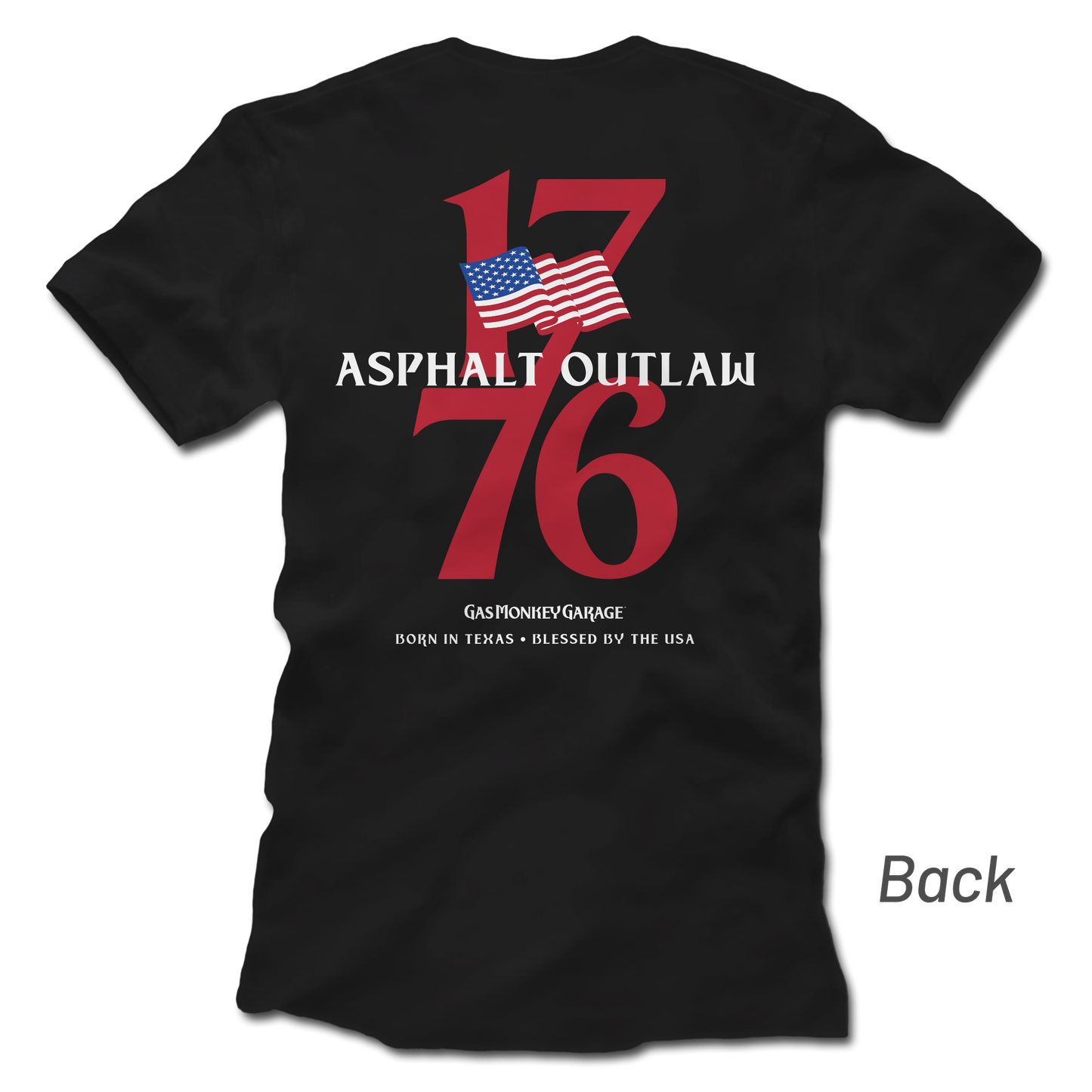 GMG 1776 Asphalt Outlaw Tee