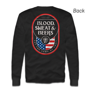 GMG BSB Patriot Badge Long Sleeve Tee