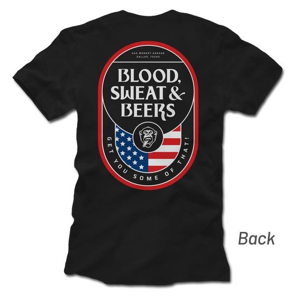 GMG BSB Patriot Badge Tee