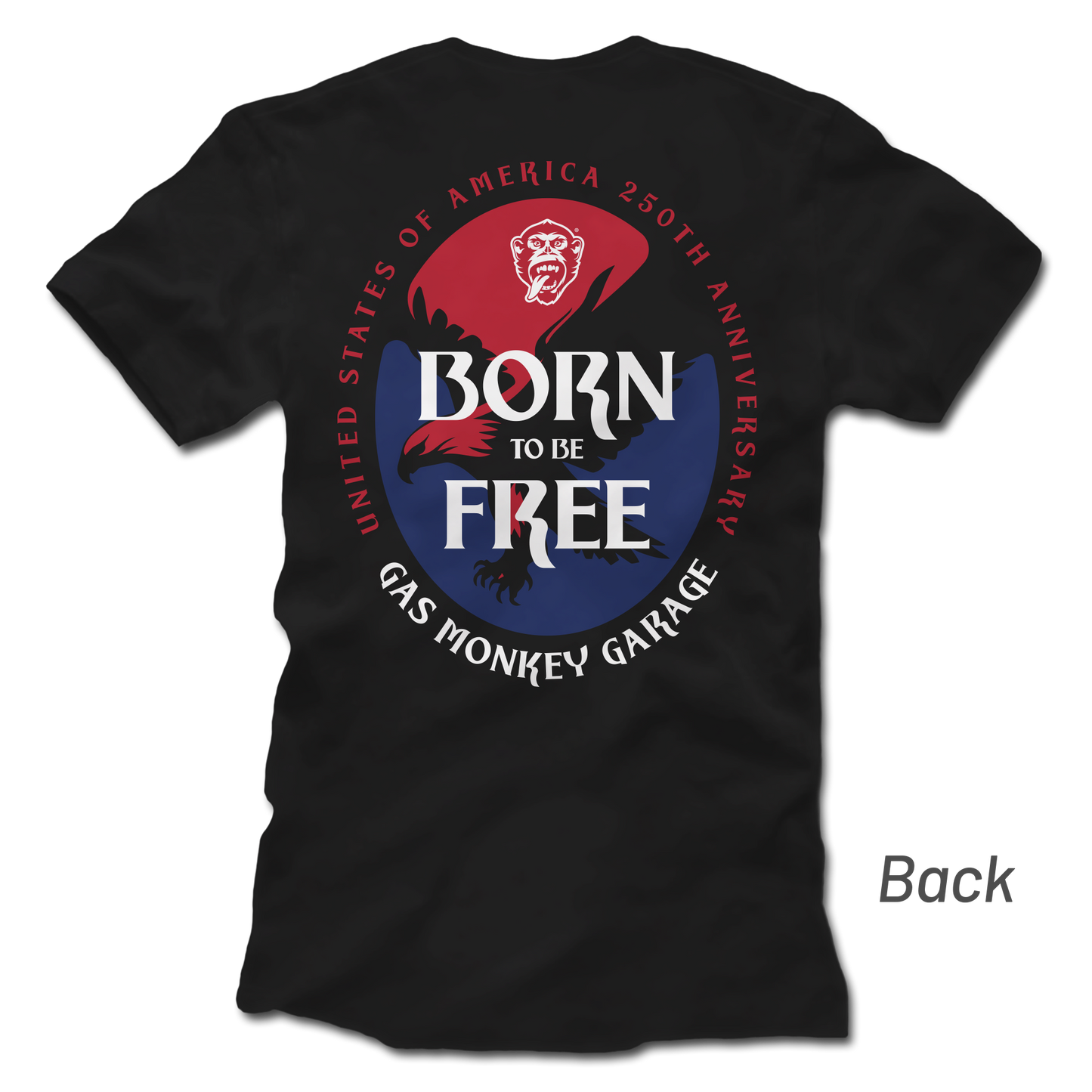 GMG Born To Be Free Tee