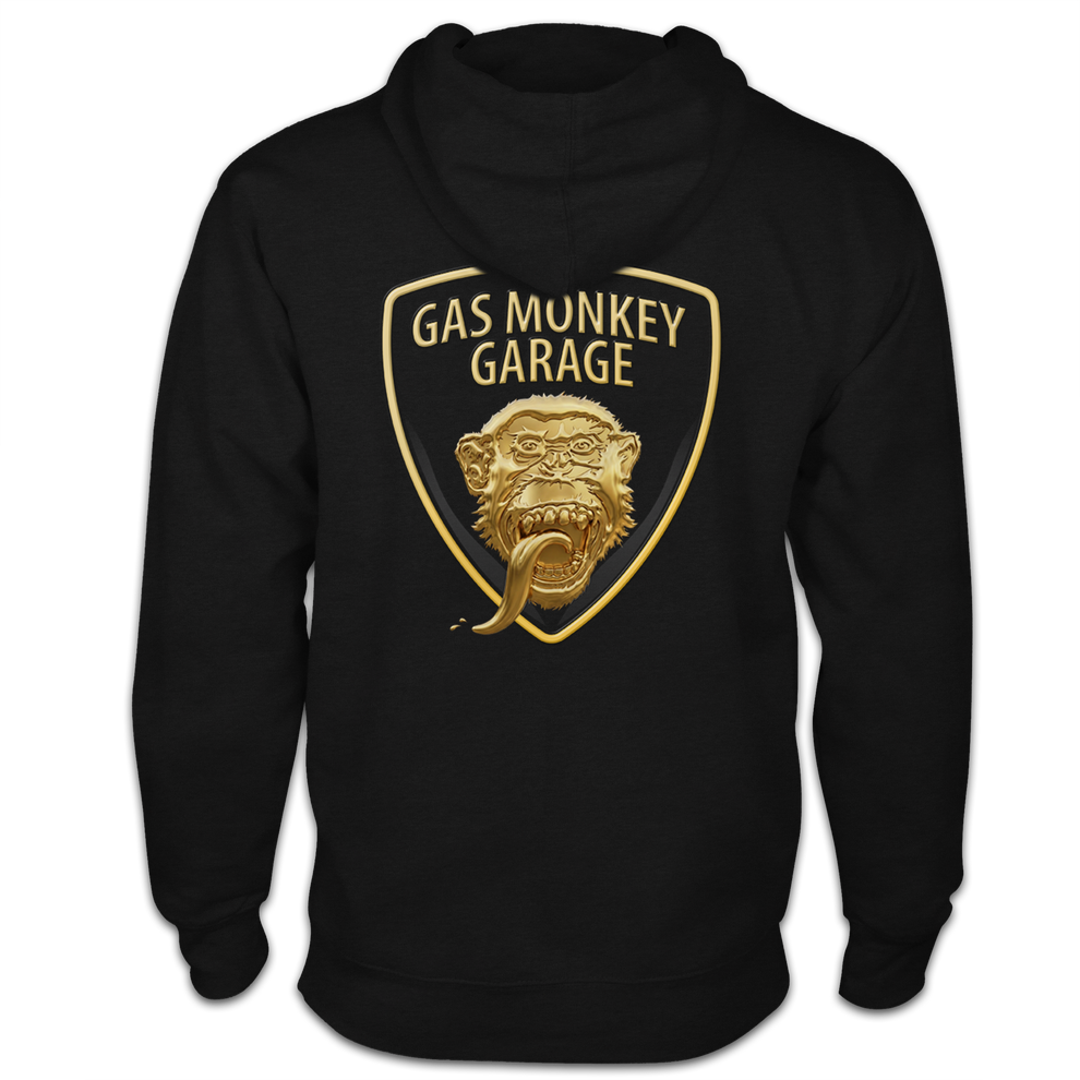 GMG Raging Monkey Shield Hoodie – Gas Monkey Garage