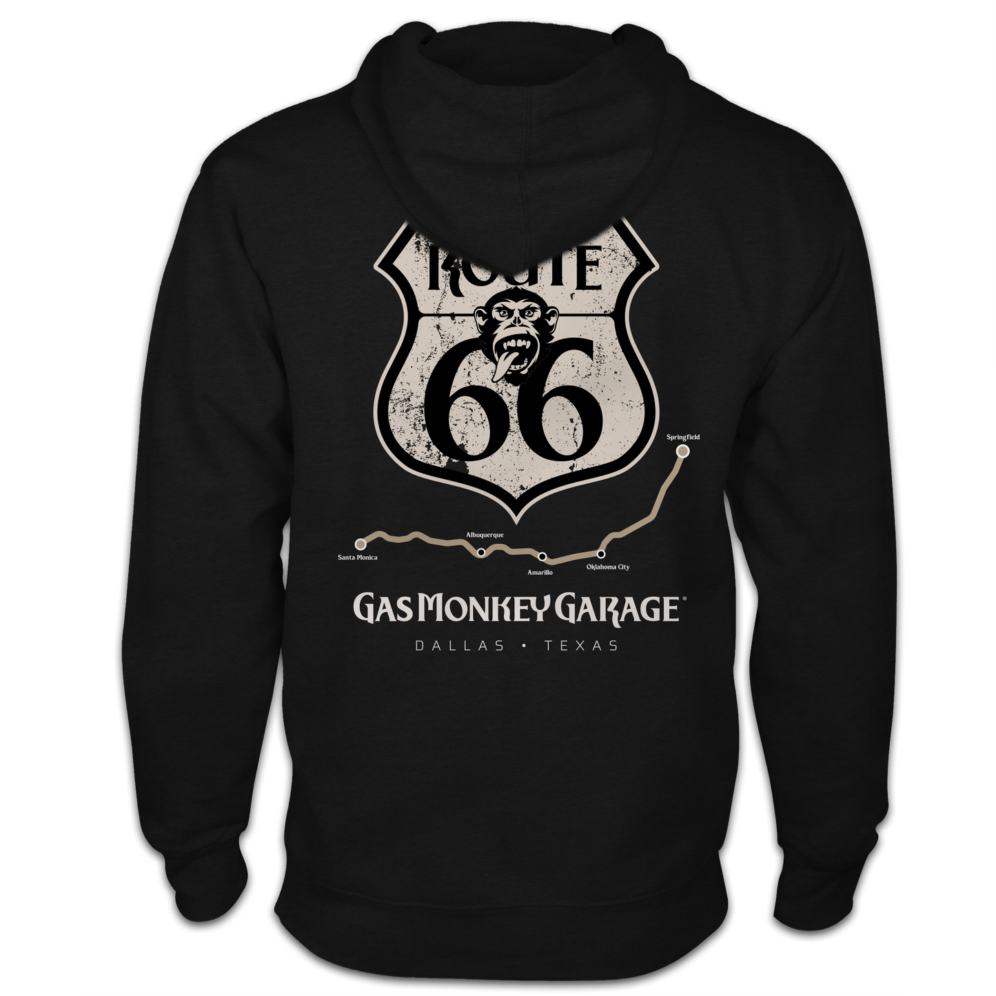 GMG Route 66 Long Road Zip Hoodie