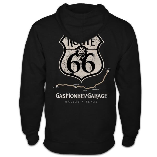 GMG Route 66 Long Road Zip Hoodie