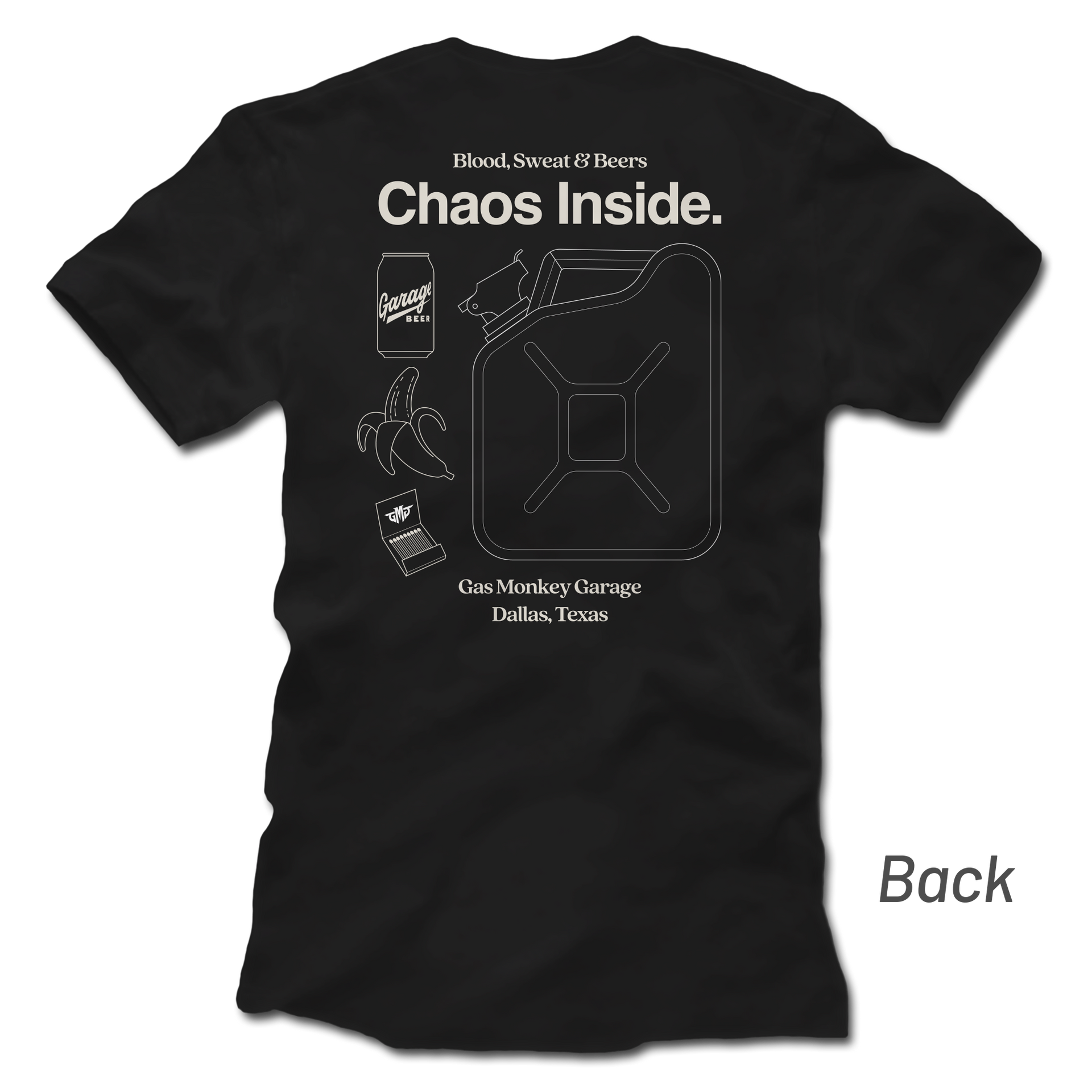 GMG Chaos Inside Tee – Gas Monkey Garage