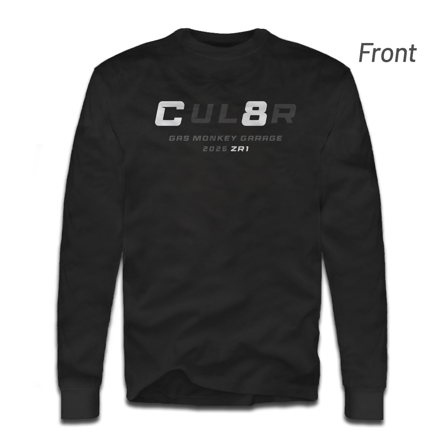 GMG CUL8R Script Long Sleeve Tee