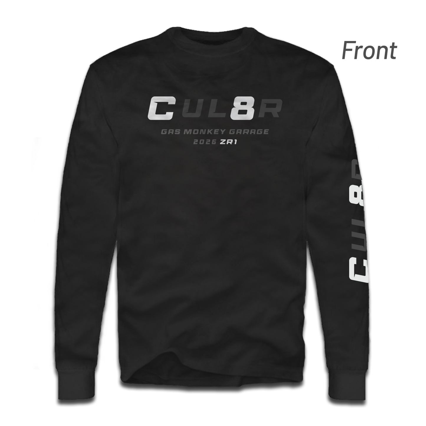 GMG CUL8R Script Long Sleeve Tee
