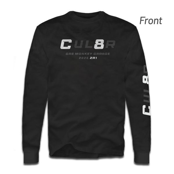 GMG CUL8R Script Long Sleeve Tee