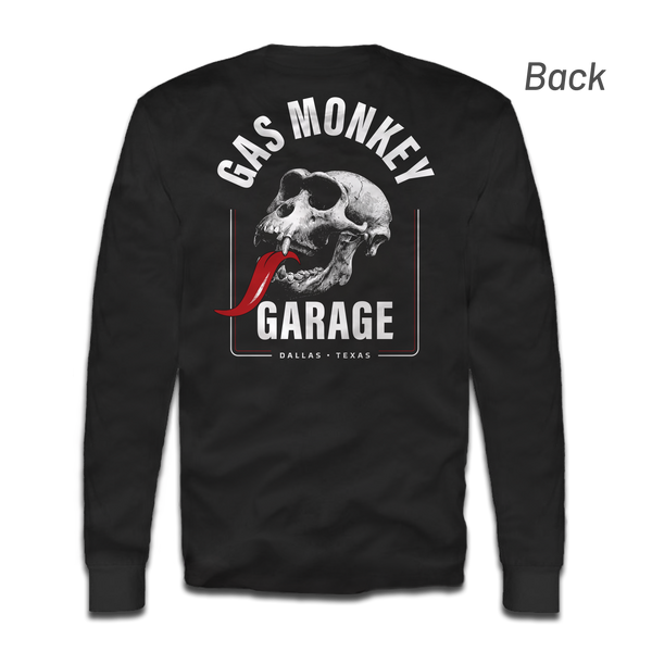 GMG Rebel Skull Long Sleeve Tee