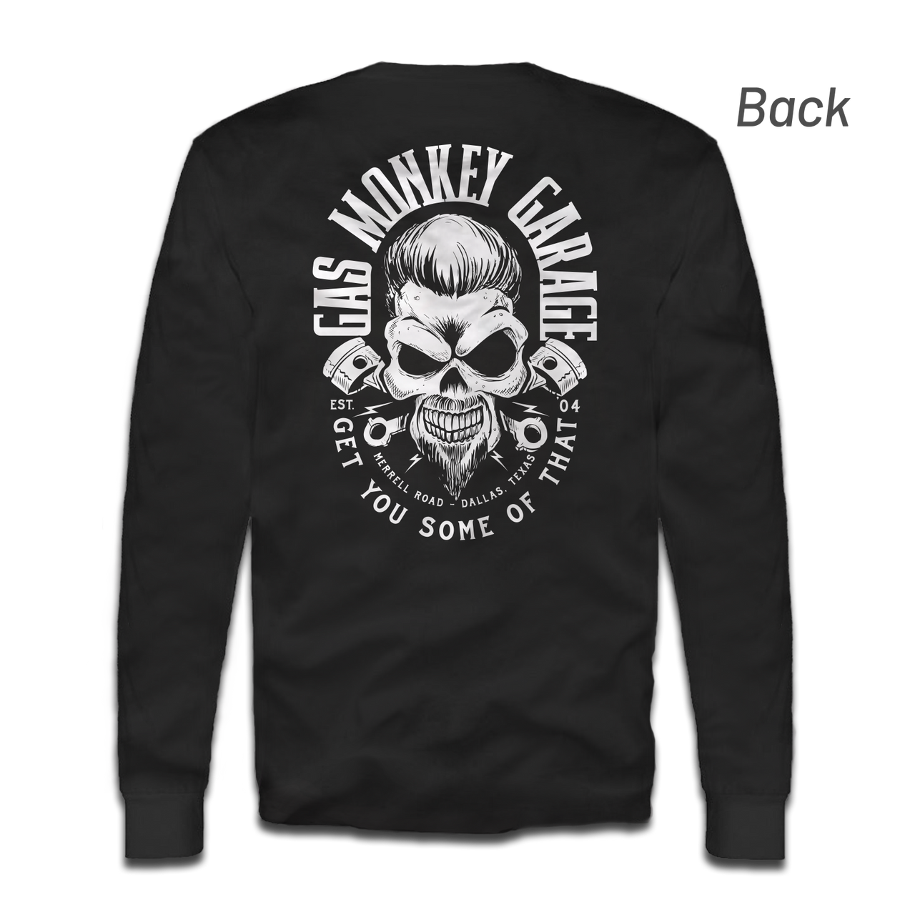 Gas Monkey RRR Skull Long Sleeve Tee