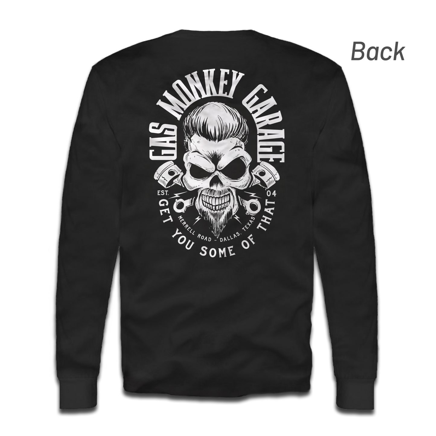 GMG RRR Skull Long Sleeve Tee
