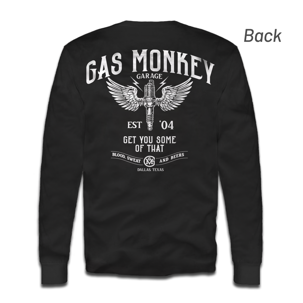Gas Monkey Winged Spark Long Sleeve Tee