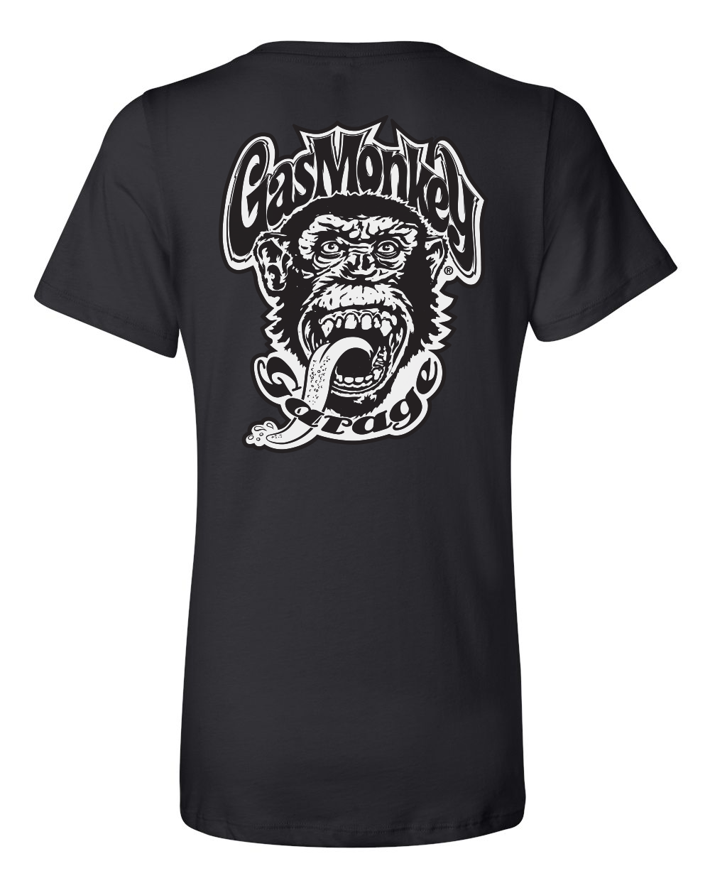White Monkey Logo Ladies Tee
