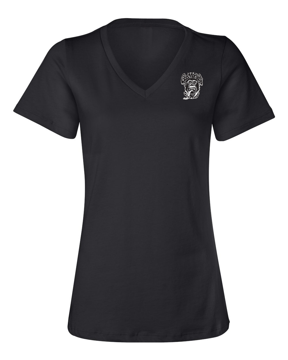 White Monkey Logo Ladies Tee