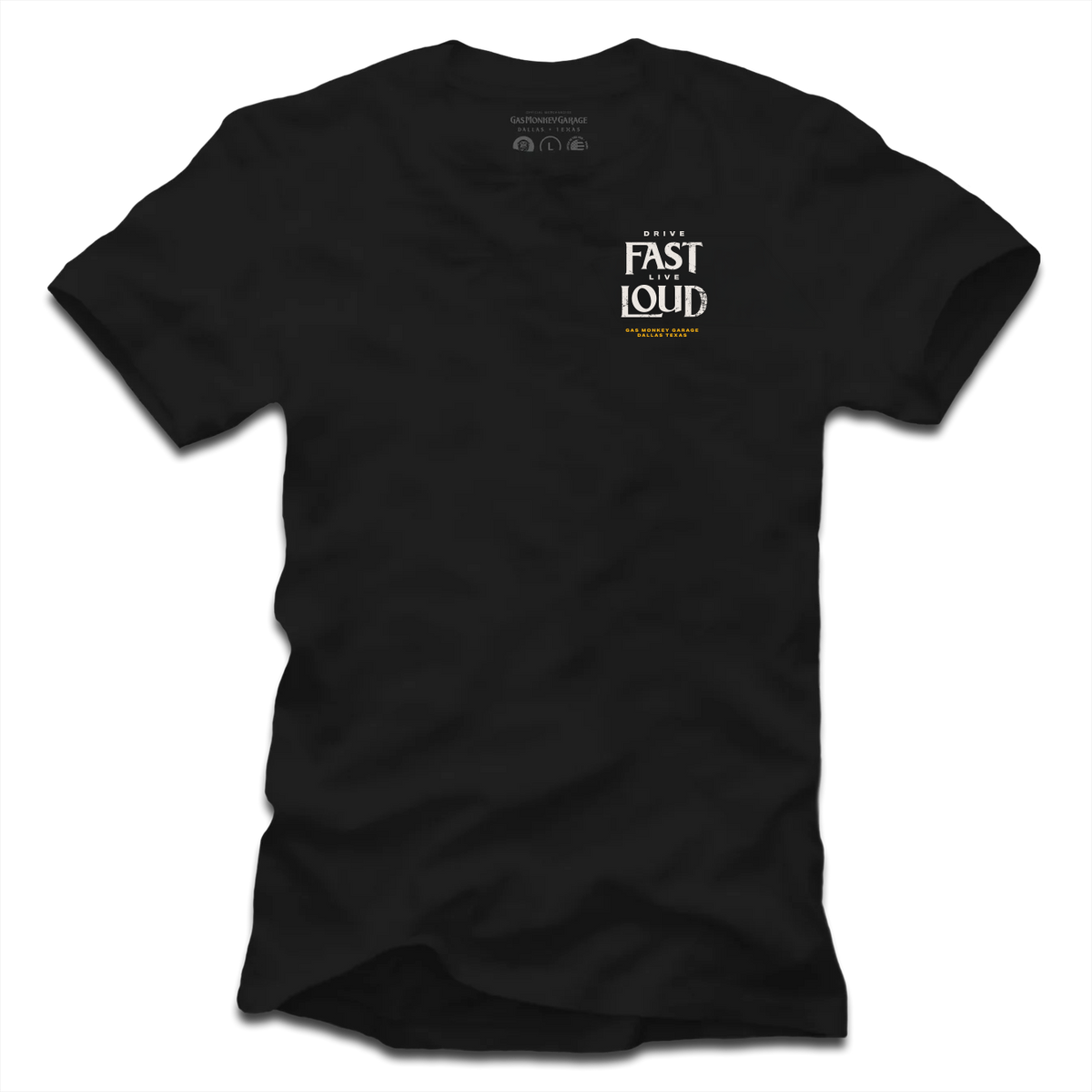 GMG Drive Fast Live Loud Tee - Front