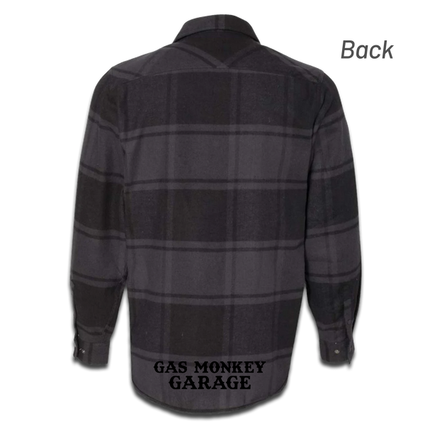 Tachometer Flannel - Black