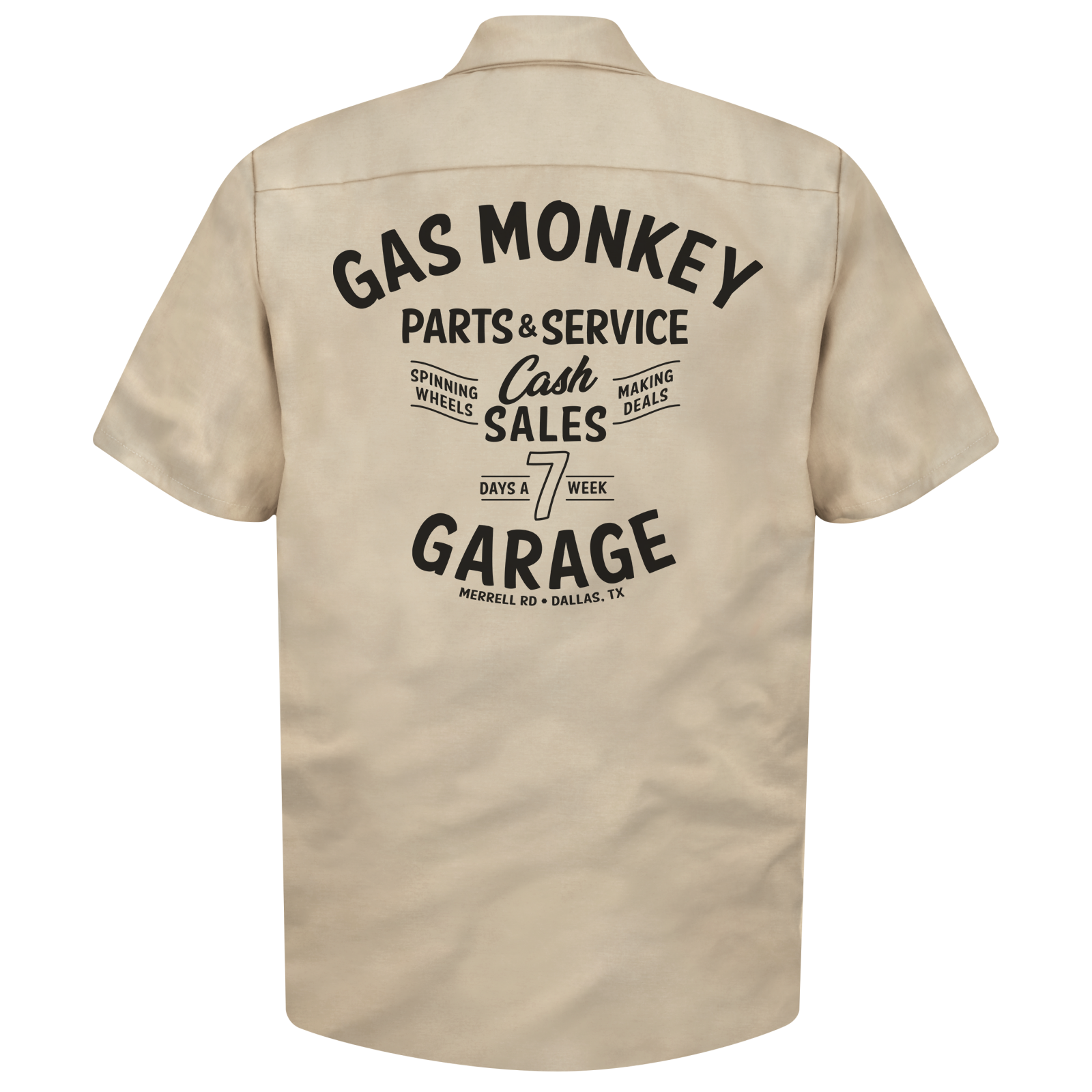 Short Sleeve Work Shirt 690 Bonus Entries Gas Monkey Garage