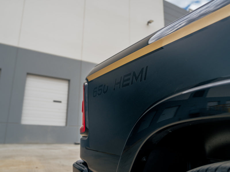 Fox Factory Ram black warehouse truck