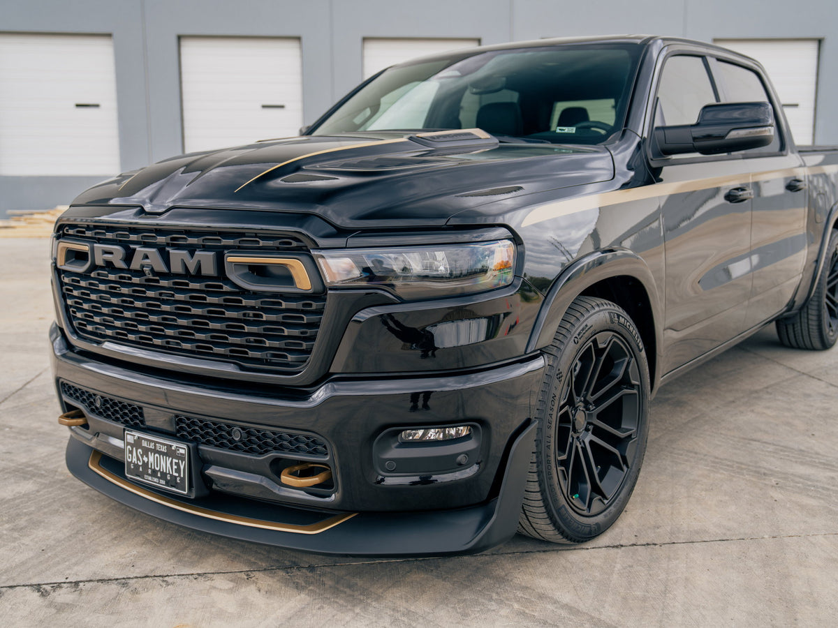 Fox Factory Ram black warehouse truck