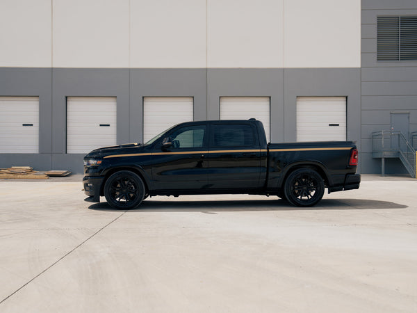 Fox Factory Ram black warehouse truck