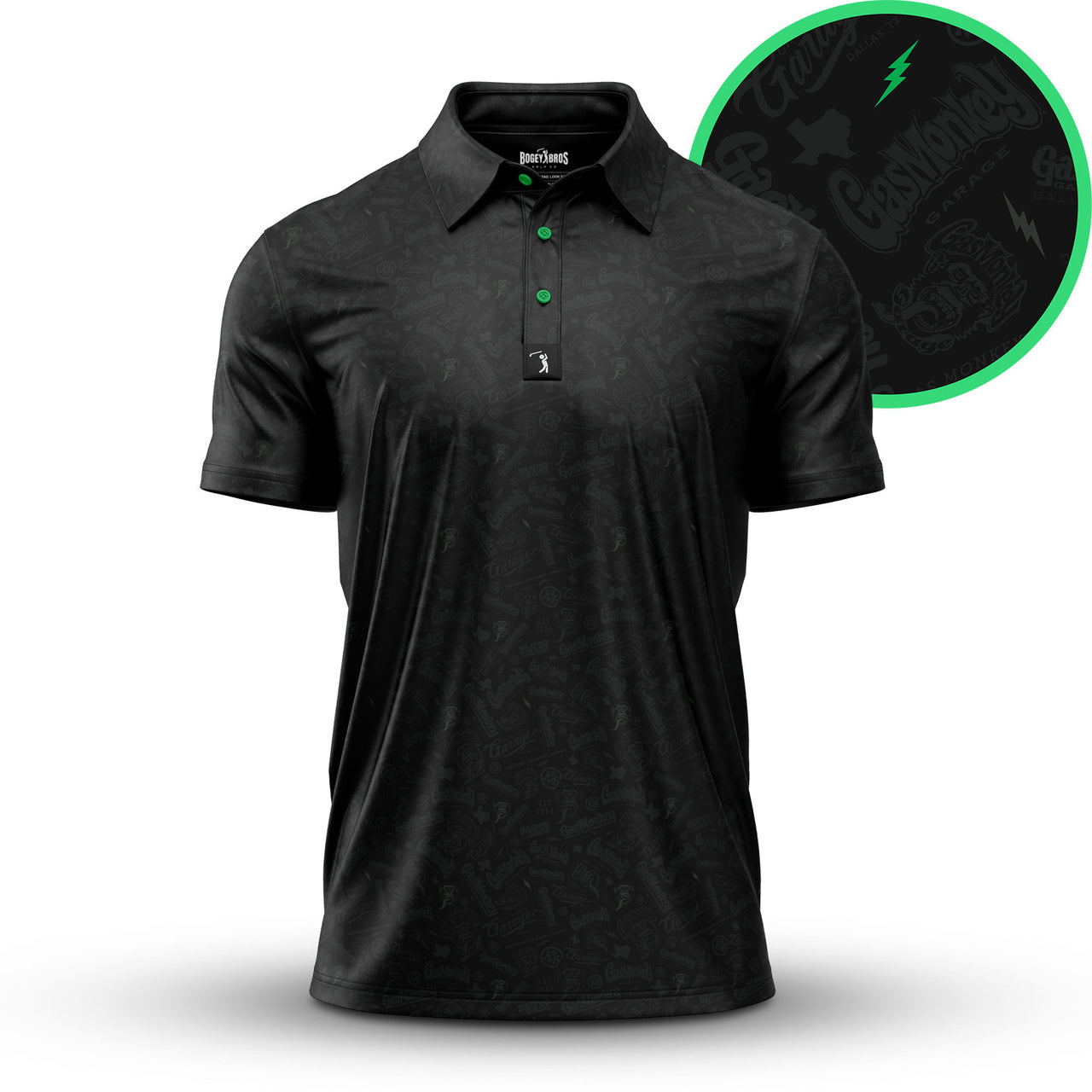 Gas Monkey Polo - Black