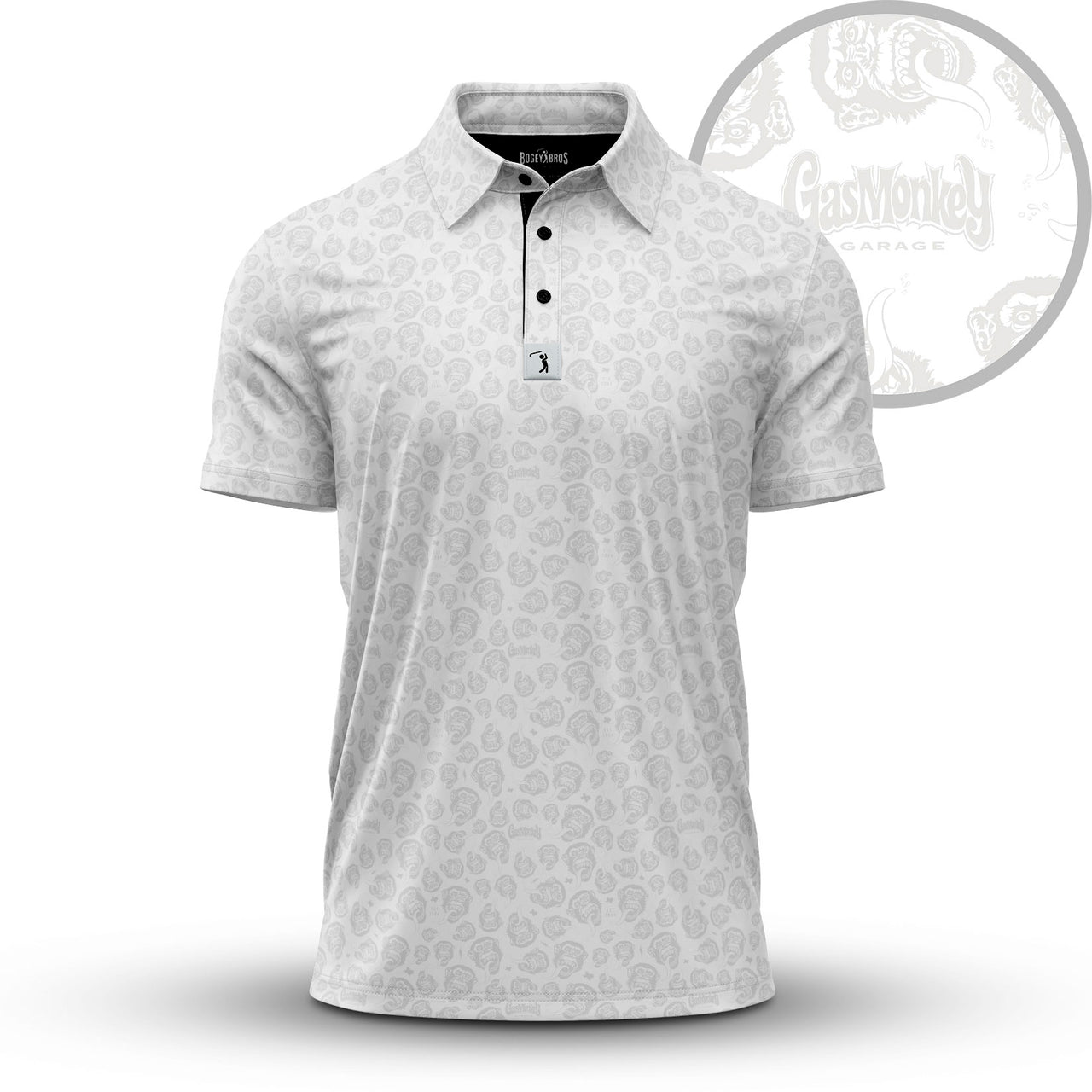 Gas Monkey Polo - White