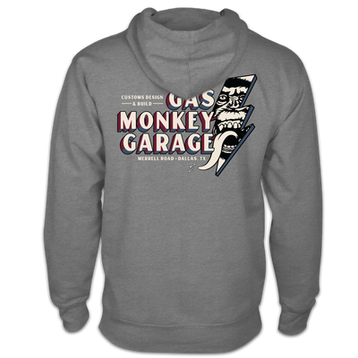 Gas monkey online zip up hoodie
