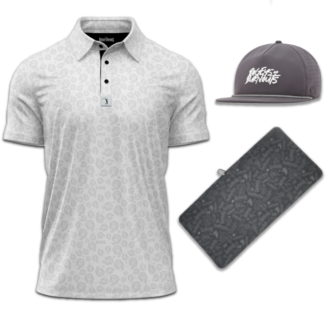 Gas Monkey Golf Starter Pack Bundle – White