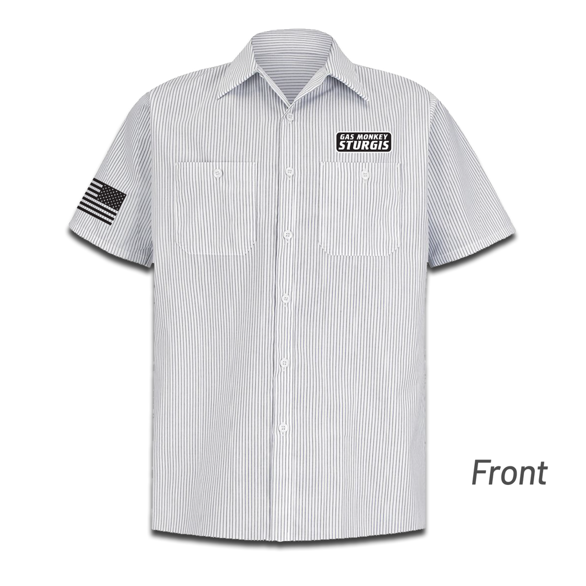 Sturgis Work Shirt Striped