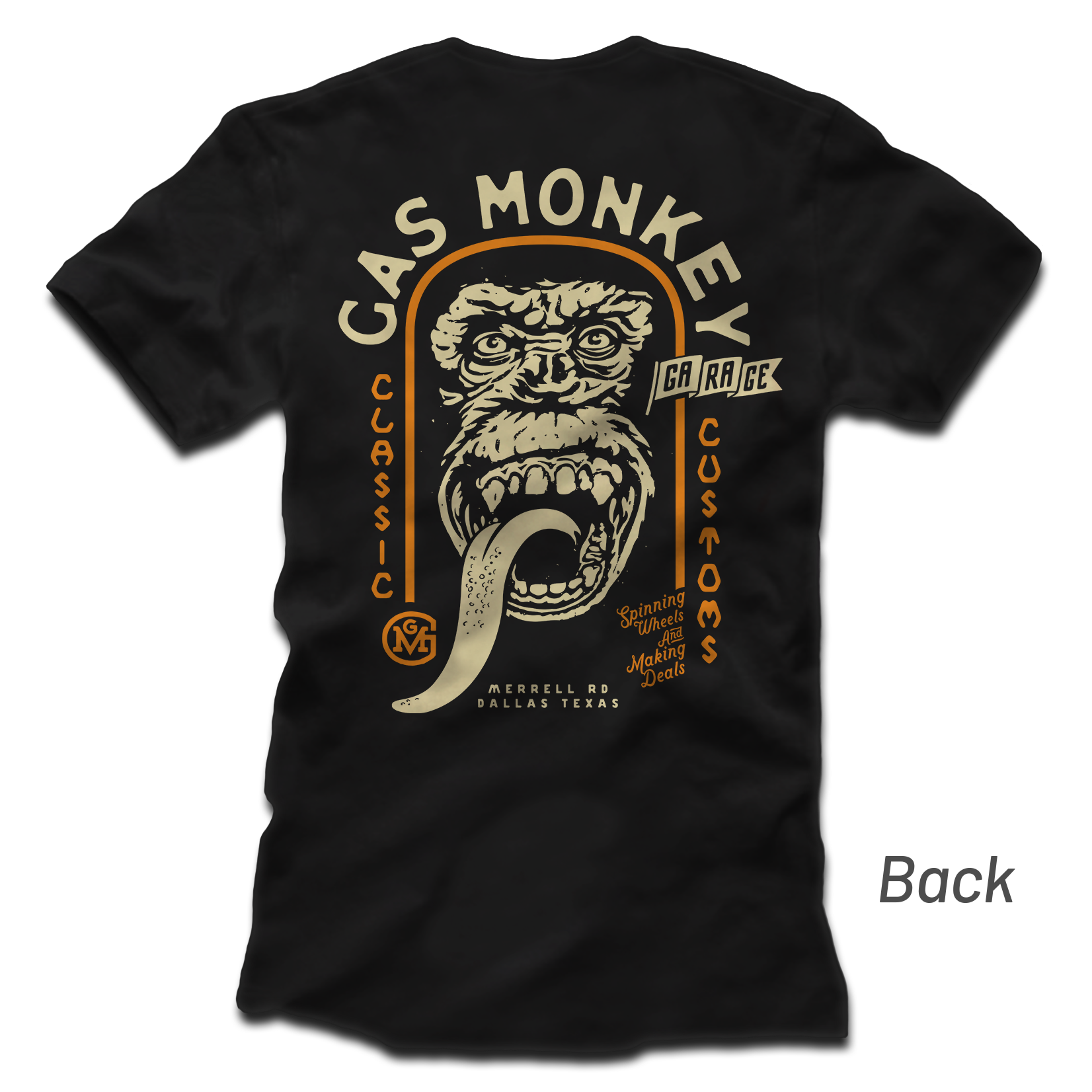 gas monkey garage Arch Monkey Tee Outlet Black Friday Clothing