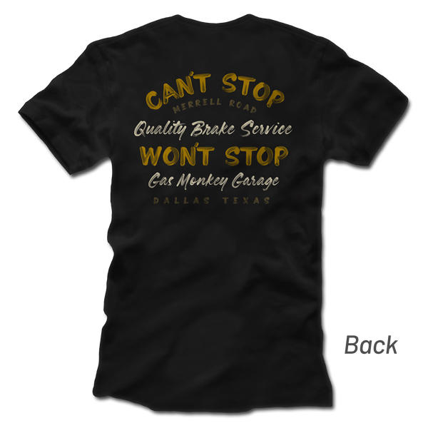 Can't Stop Won't Stop Tee - Black