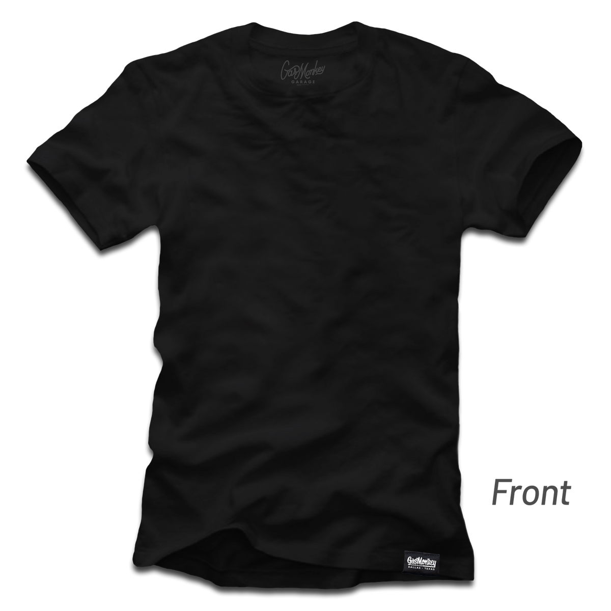 Camiseta básica con cuello redondo
