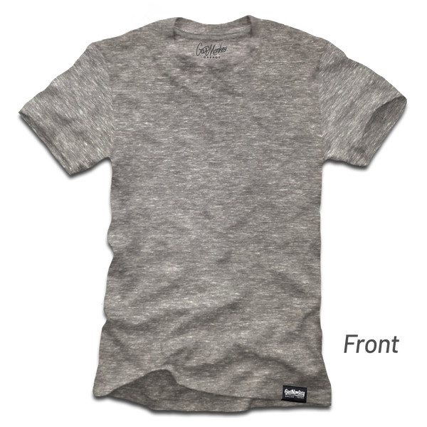 Basic Crew Tee - Heather Grey